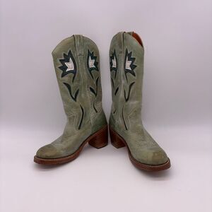 Frye Sabrina Boots Green